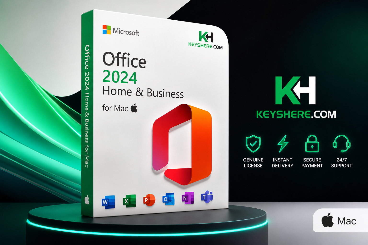 Microsoft Office 2024 Home & Business for Mac – Lifetime License